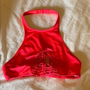bikini top in red